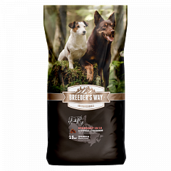 Breeder's Way Standard 20/10 сухой корм для собак Курица с говядиной