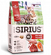 SIRIUS cухой корм для взрослых кошек, мясной рацион