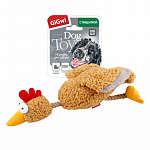 GiGwi Игрушка для собак Курица с пищалкой 36см, серия CATCH & FETCH, арт. 75537