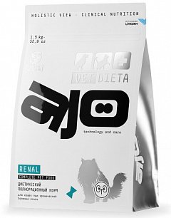 AJO VET DIETA Renal корм диетический для кошек при хронической болезни почек