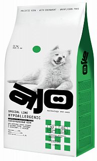 AJO Hypoallergenic сухой корм для собак средних и крупных пород Оленина с гречкой 