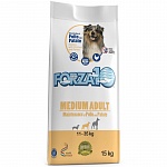Forza10 Medium adult maintenance 24/12 Форза сухой полнорационный корм для собак средних пород с курицей