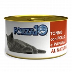 Forza10 Maintenance Al Naturale Форца10 влажный корм для кошек, тунец с курицей и папайей 75г
