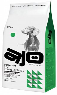 AJO Mini Hypoallergenic сухой корм для собак мелких пород Индейка с гречкой 