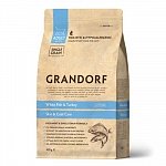 Grandorf Грандорф корм для кошек с чувствительным пищеварением, Белая рыба и индейка