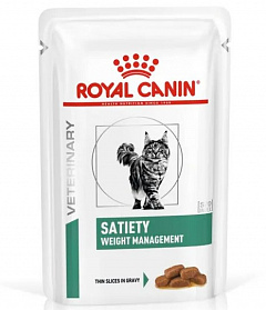 Royal Canin Satiety Weight Management Роял Канин влажный корм для кошек для снижения веса, соус