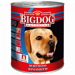 Big Dog консервы для собак Мясное ассорти