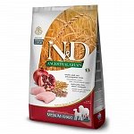 Farmina N&D Ancestral Grain Adult Medium & Maxi Chicken & Pomegranate Фармина сухой низкозерновой корм для собак средних и крупных пород курица с гранатом