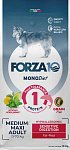 Forza10 Monodiet Sensitive Digestion Medium Dog сухой корм для собак средних пород Анчоус
