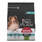 Pro-Plan Про План для взрослых собак средних пород с чувствительным пищеварением, ягненок