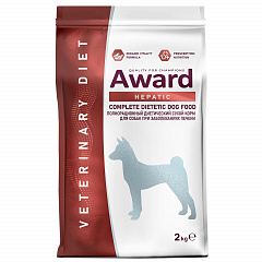 Award Hepatic сухой корм для собак при заболеваниях печени