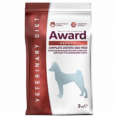 Award Hepatic сухой корм для собак при заболеваниях печени