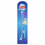 Cliny Зубная щетка + массажер для десен, для кошек и собак