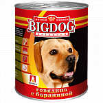 Big Dog консервы для собак Говядина с бараниной