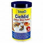 Tetra Cichlid Colour Mini корм для маленьких и карликовых цихлид, улучшение окраса