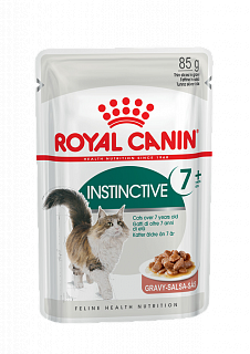 Royal Canin Instinctive 7+ влажный корм для взрослых кошек старше 7 лет, соус