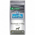 Farmina Vet Life Neutered Фармина для кастрированных собак от 10кг, контроль веса и профилактика МКБ