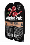 AlphaPet Superpremium влажный корм для взрослых стерилизованных кошек, ягненок и сердце
