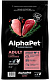 AlphaPet Superpremium сухой корм для кошек и котов крупных пород, утка и цыплёнок