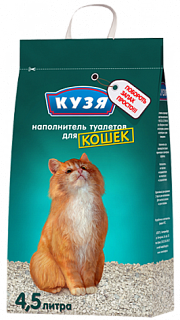 Кузя наполнитель для кошек впитывающий