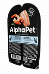 AlphaPet Superpremium влажный корм для взрослых стерилизованных кошек, анчоусы и креветки