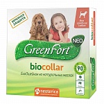 GreenFort NEO Гринфорт БиоОшейник для средних собак, 65 см