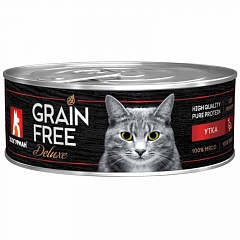 Зоогурман влажный корм для кошек «GRAIN FREE», утка, 100г