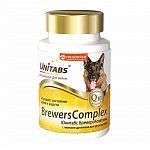 Unitabs BrewersComplex витаминно-минеральный комплекс для крупных собак, здоровье кожи и шерсти, 100 таб.