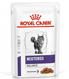 Royal Canin Neutered Balance Роял Канин влажный корм для стерилизованных кошек, склонных к набору веса, соус
