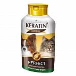 KERATIN+ Perfect Шампунь для всех типов шерсти кошек и собак 400 мл