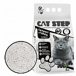 Cat Step Наполнитель комкующийся минеральный Compact White Carbon