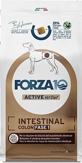 Forza10 Intestinal Colon Fase-1 сухой корм для собак для лечения колитов, экзокринной недостаточности поджелудочной железы