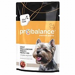 ProBalance ADULT SMALL&MEDIUM Immuno Protection для взрослых собак малых и средних пород, пауч 85 гр.