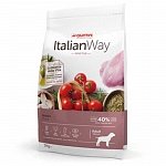 Italian Way сухой корм беззерновой, для собак с чувствительным пищеварением, со свежей уткой