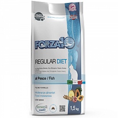Forza10 REGULAR DIET 31/12 Форза сухой полнорационный гипоаллергенный корм для кошек, с рыбой