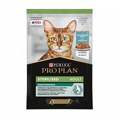Pro Plan Про План для стерилизованных кошек, океаническая рыба, соус