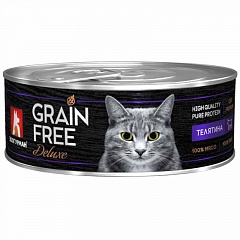  Зоогурман влажный корм для кошек «GRAIN FREE», телятина, 100г
