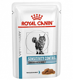 Royal Canin Sensitivity Control Роял Канин влажный корм для кошек при пищевой аллергии, соус
