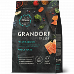 Grandorf Fresh сухой корм для собак крупных пород Лосось с бататом