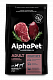 AlphaPet Superpremium сухой корм для собак средних пород Говядина и потрошки