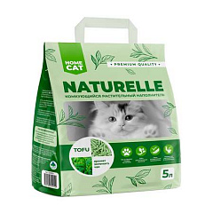 Homecat Naturelle Наполнитель комкующийся растительный соевый, зеленый чай