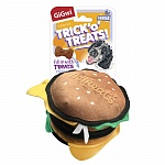 GiGwi Игрушка для собак Гамбургер для тритсов с пищалкой 18см, серия TRICK'O'TREATS