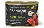 Grandorf Fresh Грандорф Фреш консервы для собак всех пород, ягненок с цукини и цветной капустой