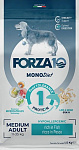 Forza10 Monodiet Medium Dog сухой корм для собак средних пород Рыба и рис