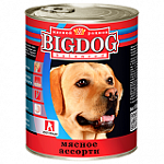 Big Dog консервы для собак Мясное ассорти