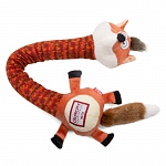 GiGwi Игрушка для собак Лиса с хрустящей шеей и пищалкой 40см, серия CRUNCHY NECK