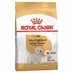 Royal Canin West Highland White Terrier Adult корм для собак породы Вест-хайленд-уайт-терьер от 10 месяцев
