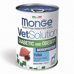 Monge VetSolution Dog Diabetic and Obesity влажный корм для собак при сахарном диабете и лишнем весе