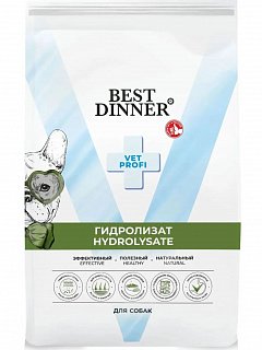 Best Dinner Vet Profi Hydrolysate сухой корм для собак при проявлениях пищевой аллергии или непереносимости