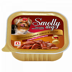 Smolly Dog влажный корм для собак натуральное мясо в желе Говядина ассорти